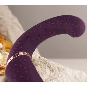 ROCKS-OFF - GEMINI DUAL VIBRATOR G-SPOT CLITORIS STIMULATOR PURPLE